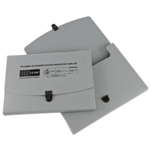 Portadocumentos para A4 con cierre tupí