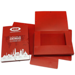 Porta documentos con goma para A4