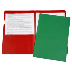 Subcarpeta A4 de PVC con 2 bolsillos