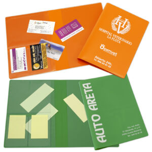 Funda con bolsillos para pasaporte, documentos y tarjetas