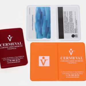 Funda portatarjetas doble