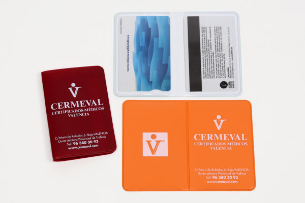 Funda portatarjetas doble