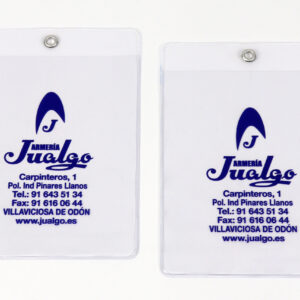 Funda portaidentificación 9,5 x 13 cm