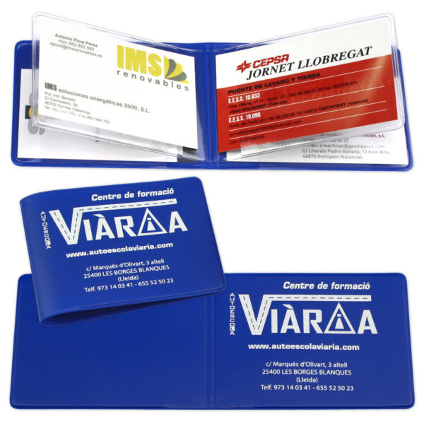 Funda múltiple para tarjetas apaisada