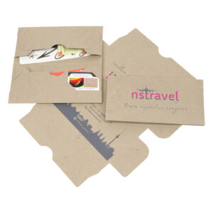 Funda de cartón reciclado para billete de avión (REF.3054.C)