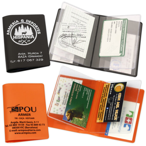 Funda para permiso de caza