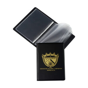 Tarjetero vertical con 14 fundas