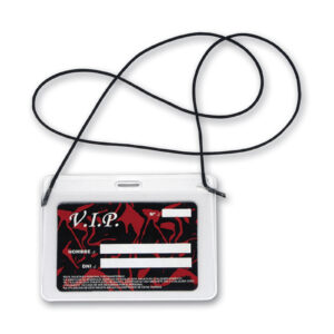 Funda para identificador con goma de 7,8 x 10,8 cm