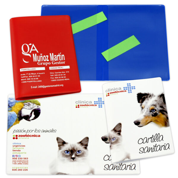 Funda con 2 bolsillos para documentación