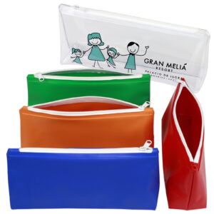 Estuche de PVC con cremallera