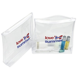 Estuche / Neceser de PVC con cremallera