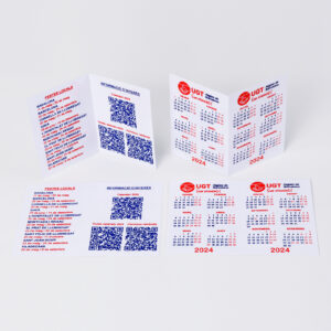 Soporte de mesa con calendario