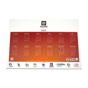 Salvamantel con calendario