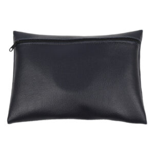 Estuche de polipiel para documentación, chaleco y luz de emergencia