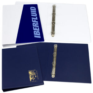 Carpeta A4 PVC de anillas de 3,5 cm de lomo