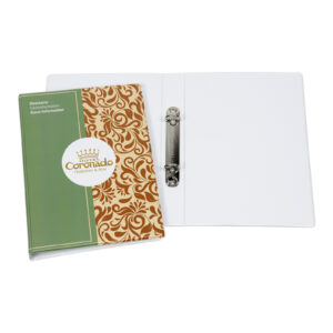 Carpeta A5 de anillas de PVC con lomo de 3,5 cm