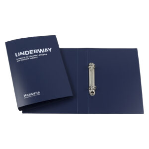 Carpeta A5 de anillas con lomo de 3,5 cm