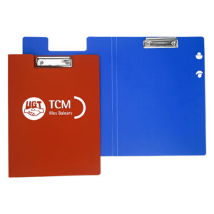 Carpeta con pinza A4 y portabolígrafo