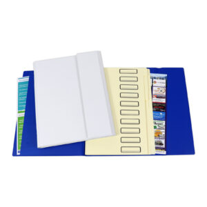 Carpeta de PVC con separadores y cierre solapa (REF. 915)