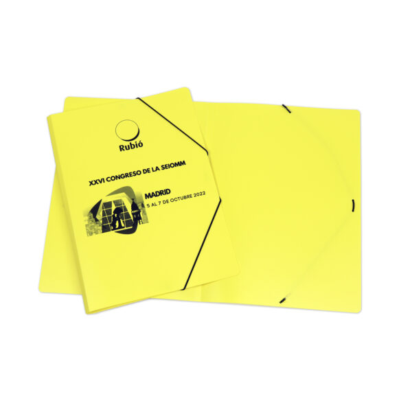 Carpeta simple A4 con gomas