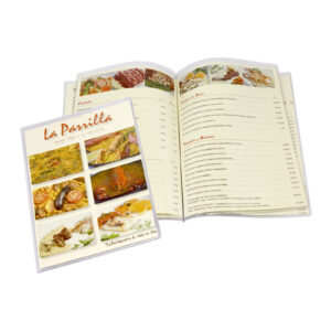 Carta restaurante A4 transparente