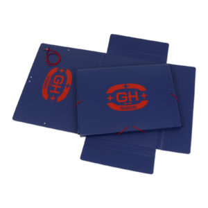 Carpeta con solapas y goma elástica