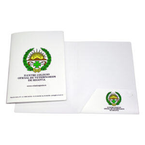 Subcarpeta A4 de plástico con 1 bolsillo