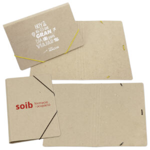 Carpeta de cartón reciclado para A5