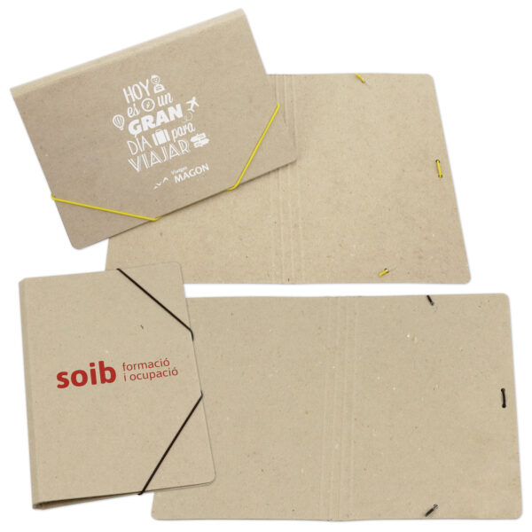 Carpeta de cartón reciclado para A5