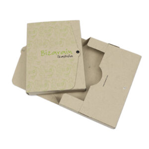 Portadocumentos para A4 de cartón reciclado con lomo de 4 cm