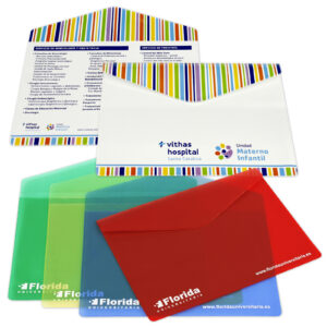 Subcarpeta A4 flexible tipo sobre