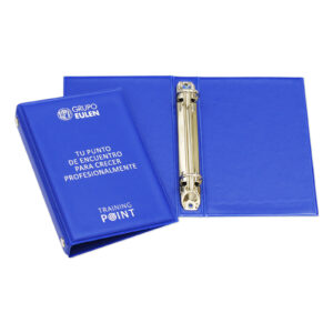 Carpeta de anillas PVC para A7 con lomo de 2 cm