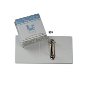 Carpeta pequeña de PVC de anillas con lomo de 5,5 cm